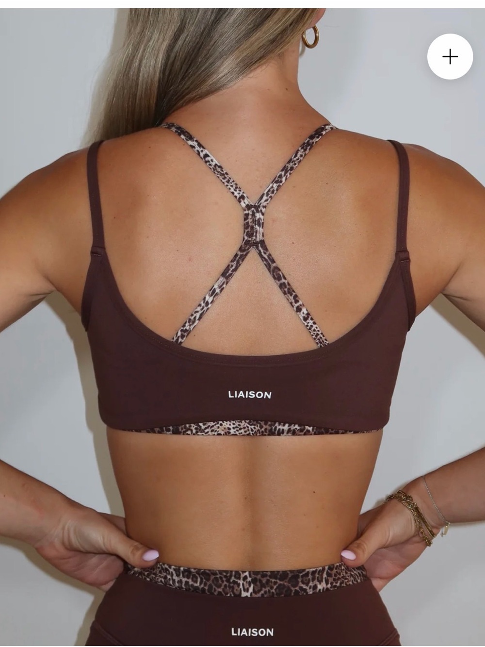 Liaison The Label Matching Set — Mocha Brown & Wild Side (Size M) — Worn Once - Picture 2 of 8
